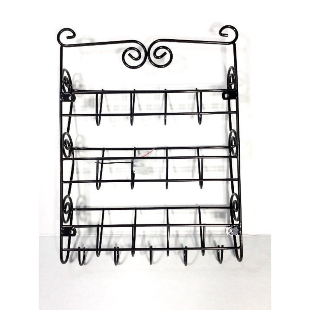 3-Tier Letter Rack with 5 Key Hooks - Picture 8 of 11